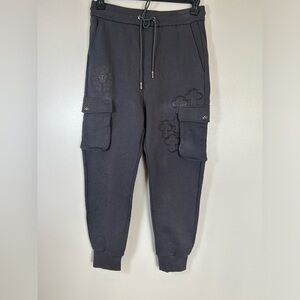 Grey Cargo Jogger Pants